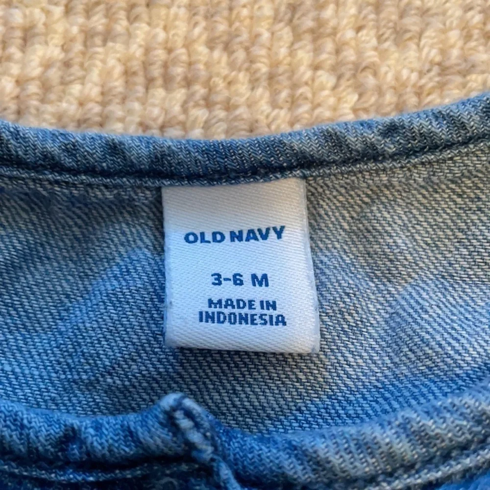 Old Navy Denim Shirt 3-6M Blue